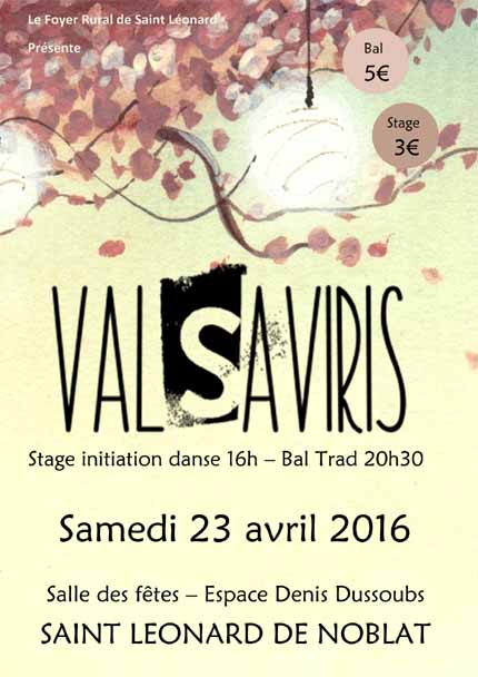 Stage et Bal Trad’ avec Valsaviris