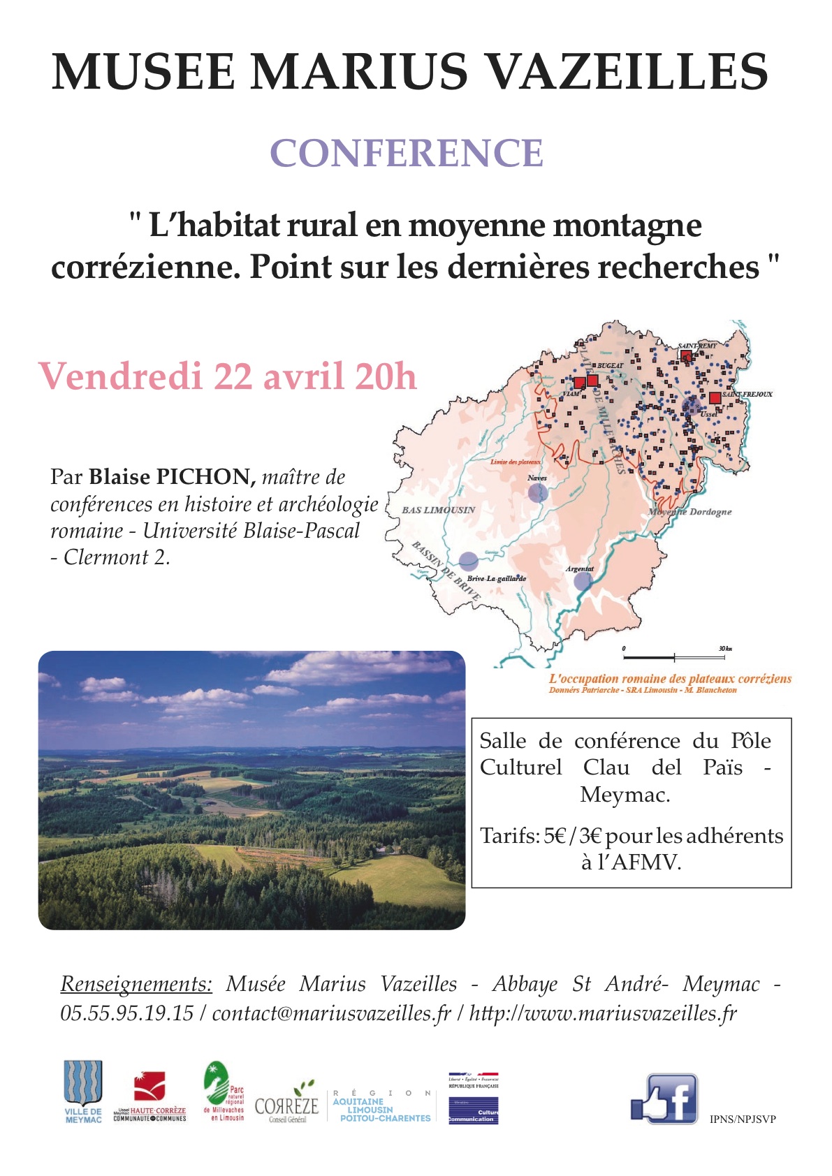 Conférence : « L’habitat rural en moyenne montagne Corrézienne »