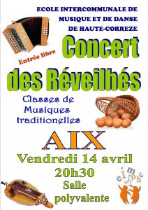 Affiche concert réveilhés AIX