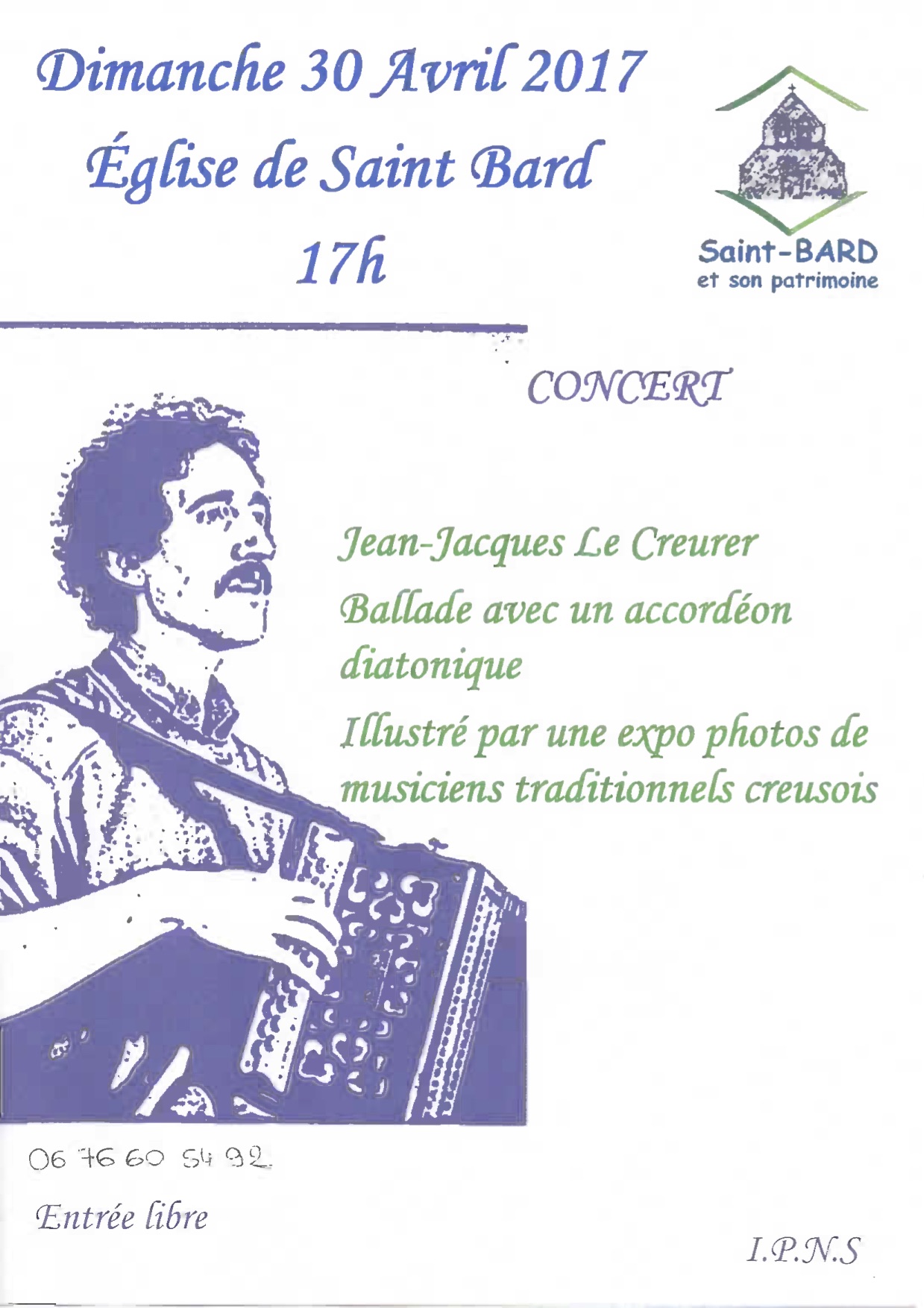 Concert : « Ballade avec un accordéon diatonique »