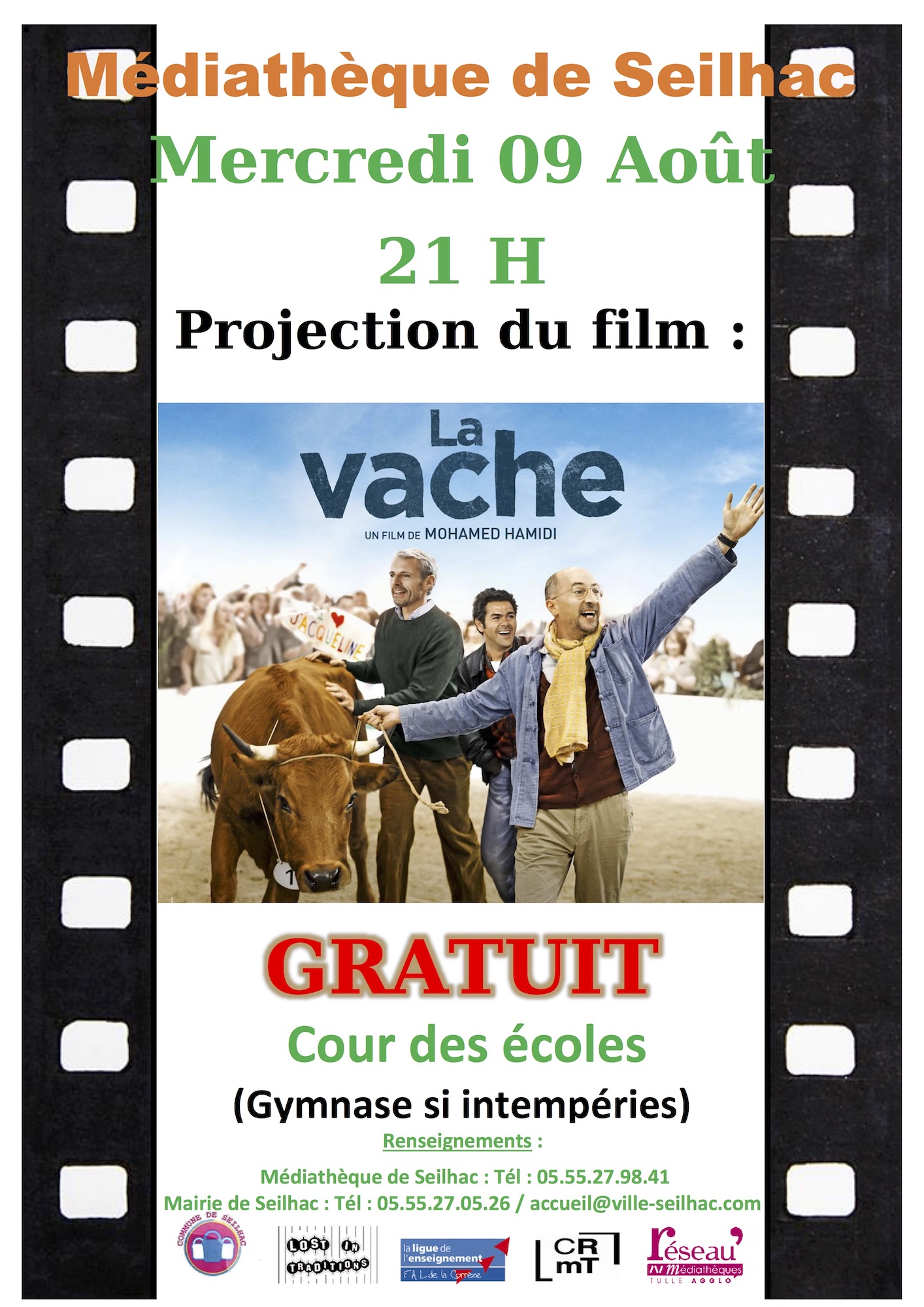 Projection du film “La vache”