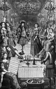 03 - Bal à la cour de Louis XIV (Almanach royal 1682)