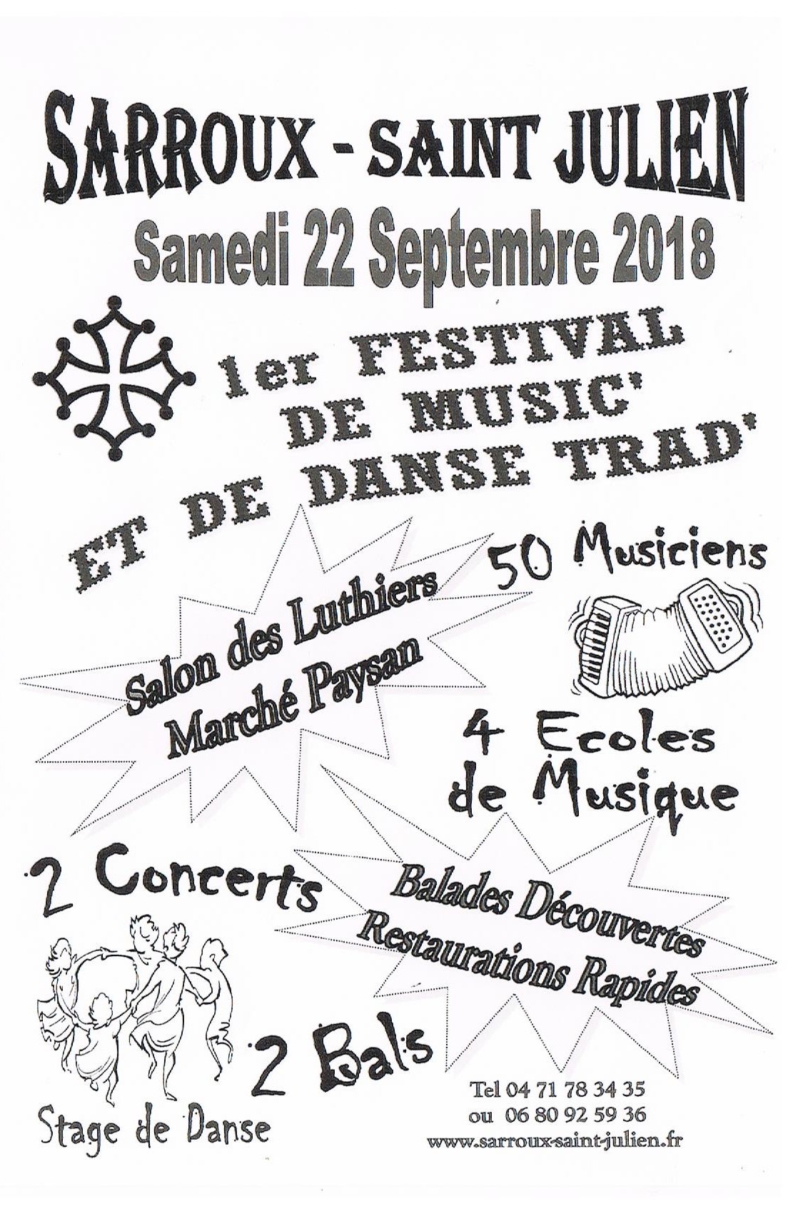 1er festival de musique et danse Trad’ de Sarroux-Saint-Julien