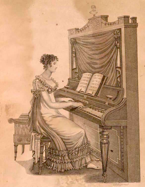 Image d'illustration : pianiste au XIXe siècle