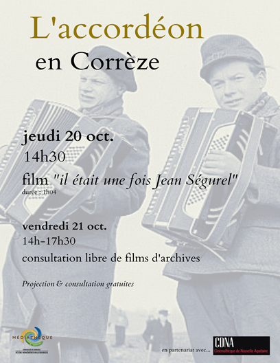 Consultation libre de films amateurs sur l’accordéon en Corrèze