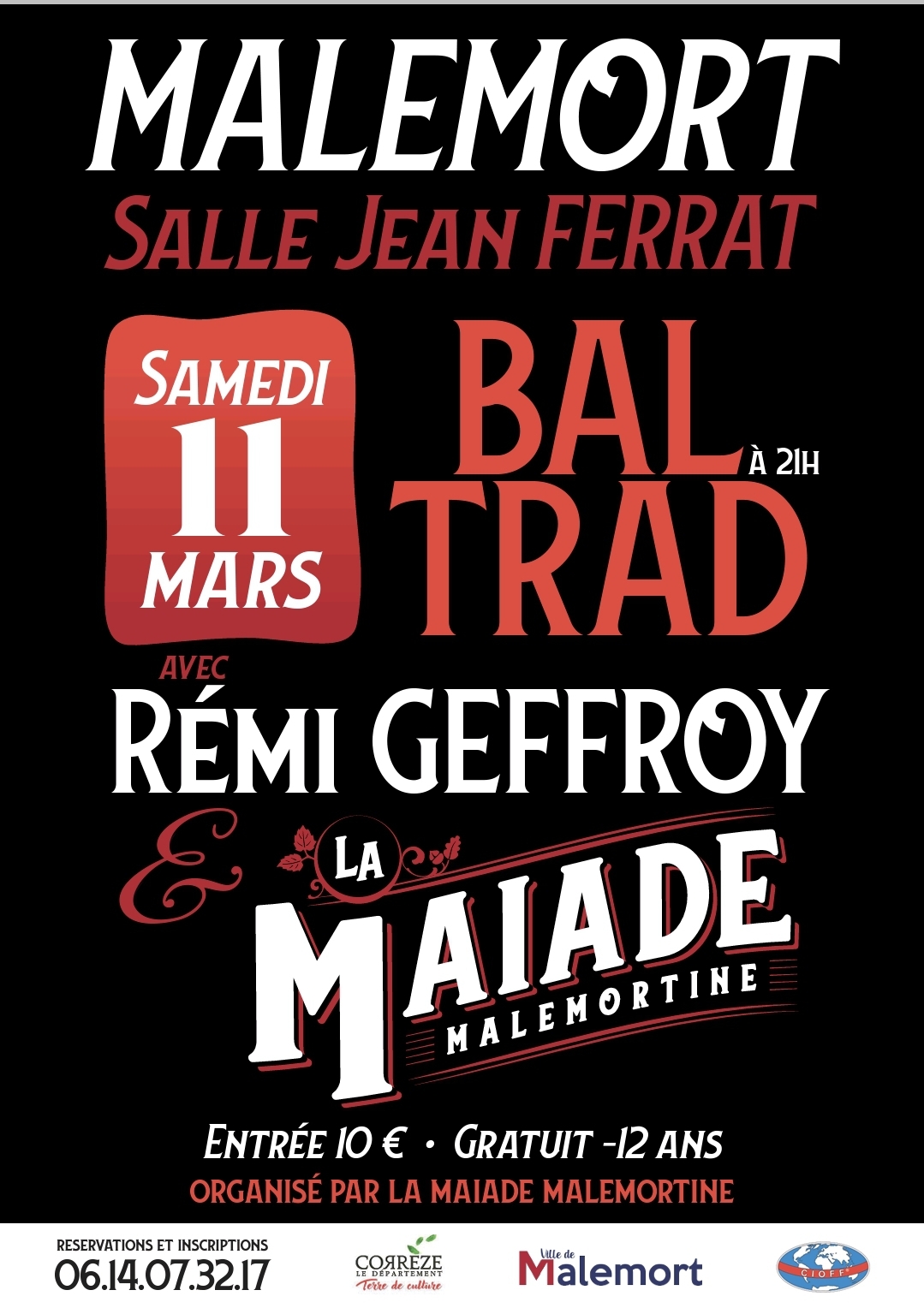 Bal Trad avec Rémi Geffroy & La Maïade Malemortine