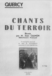 Illustration du recueil "Chants du terroir (Jean Calmon)
