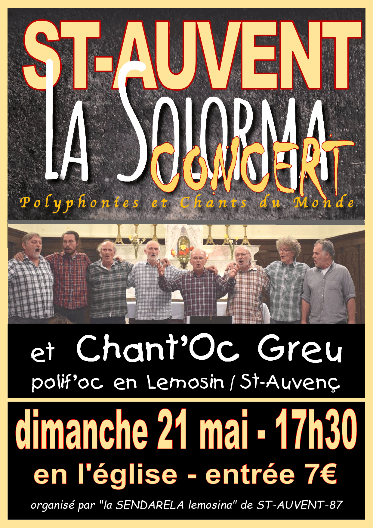 Concert de La Solorma et Chant’Oc Greu