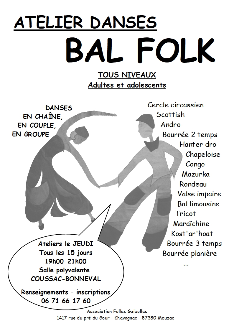 Atelier danse de Bal folk