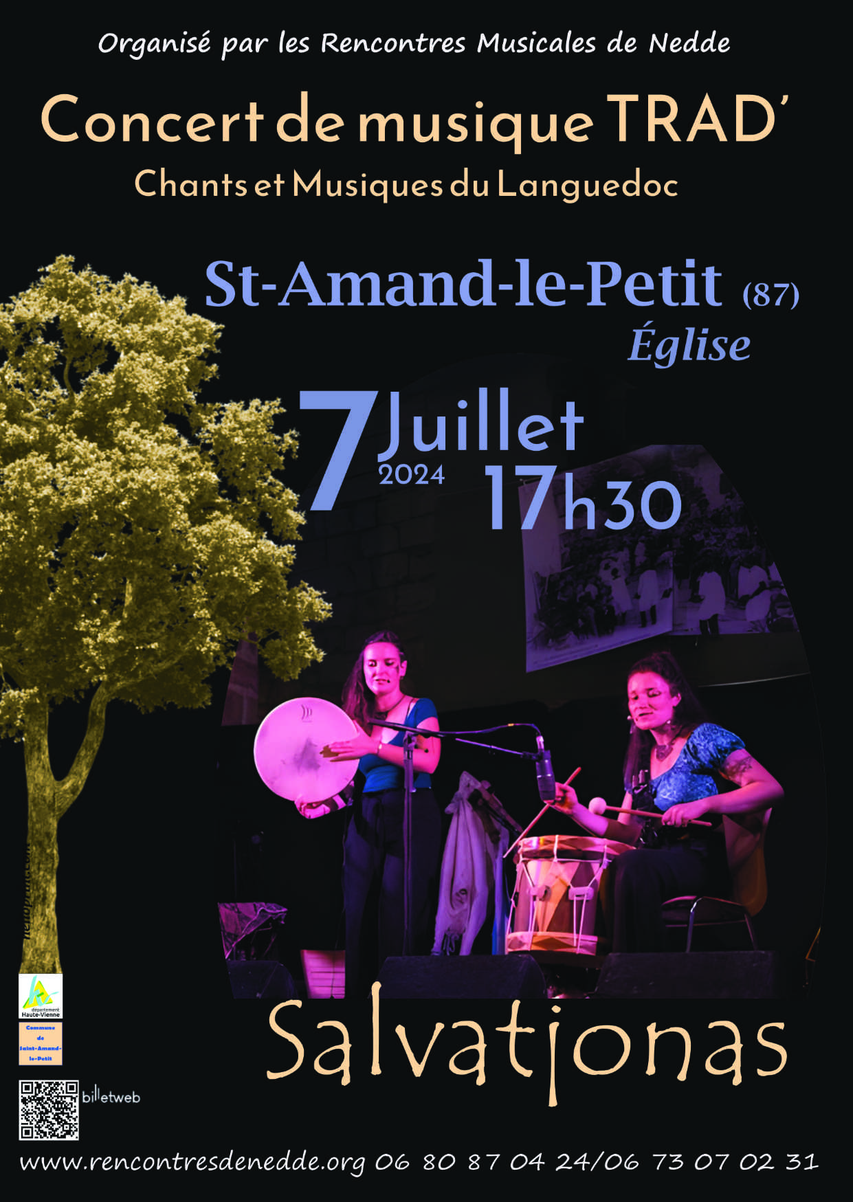 Concert chants et musique du Languedoc par le duo Salvatjonas