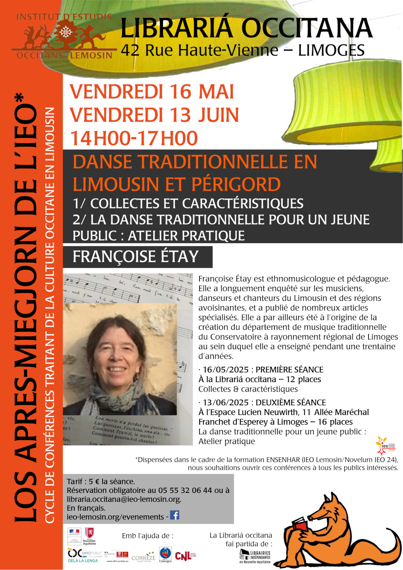 La danse traditionnelle pour un jeune public – Atelier pratique