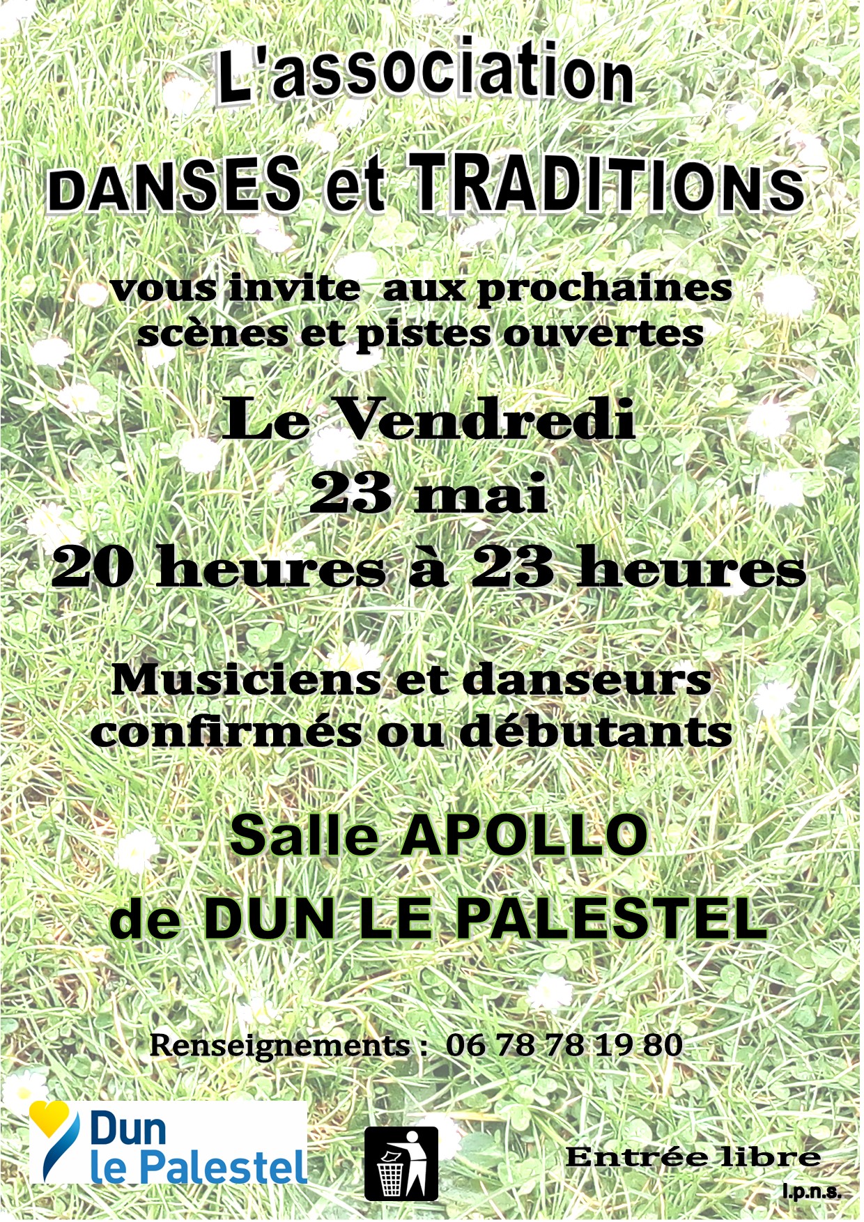 Scène et piste ouvertes