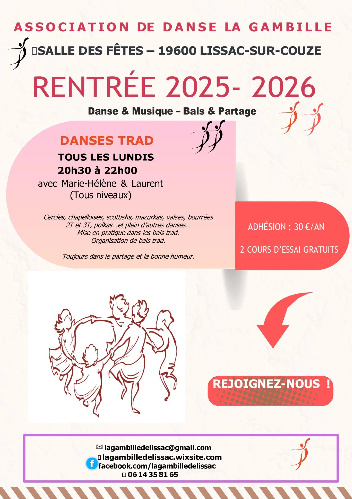 atelier de danses trad