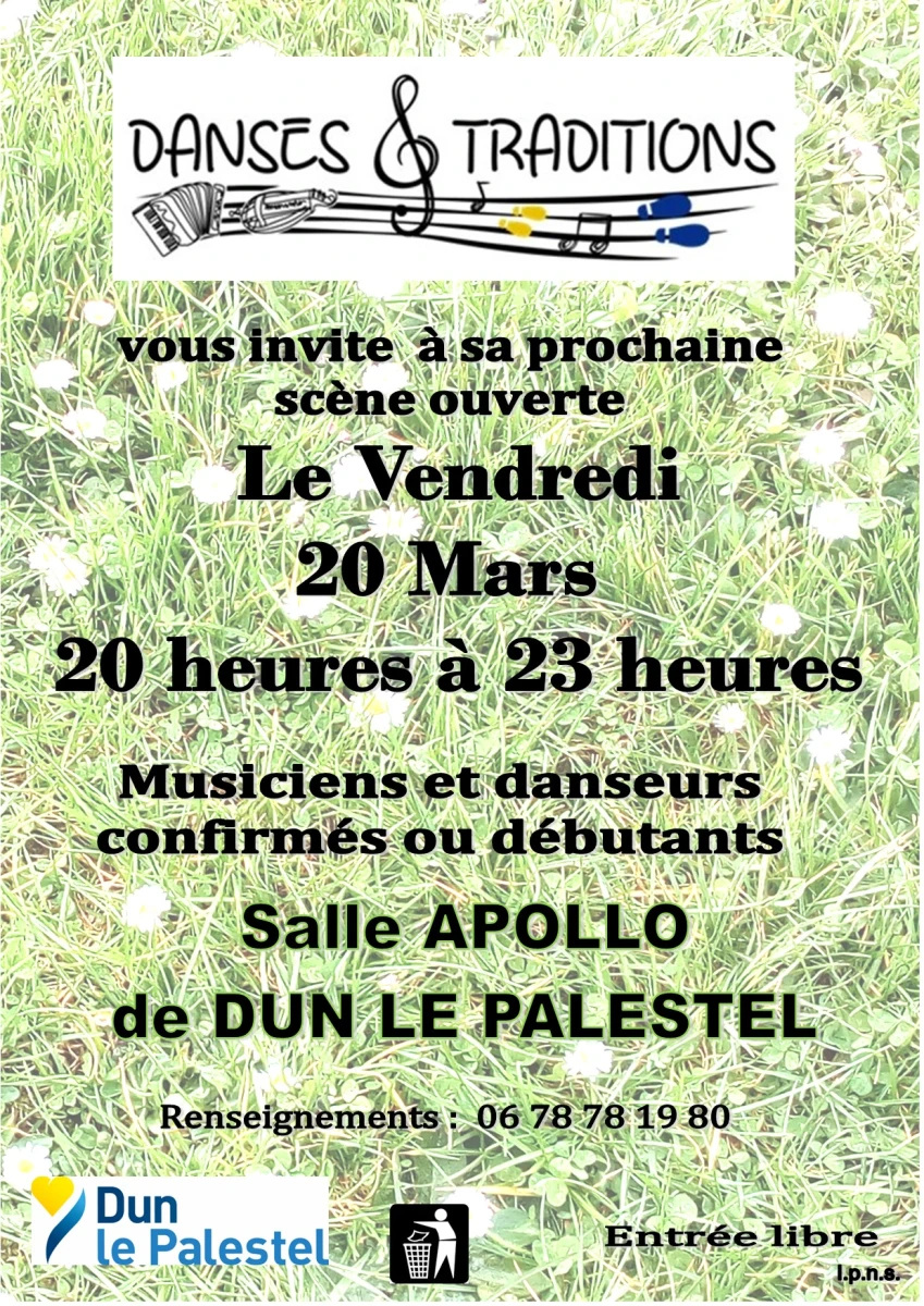 Scène et piste ouvertes