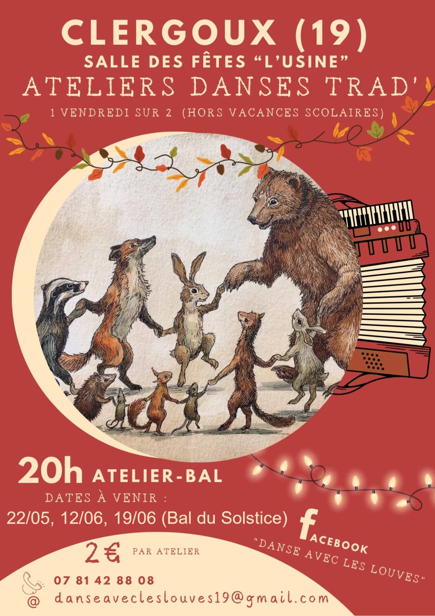 Atelier danse trad Clergoux