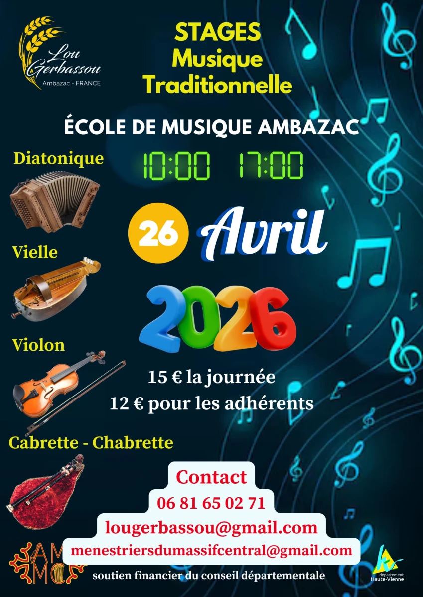 stage de musique