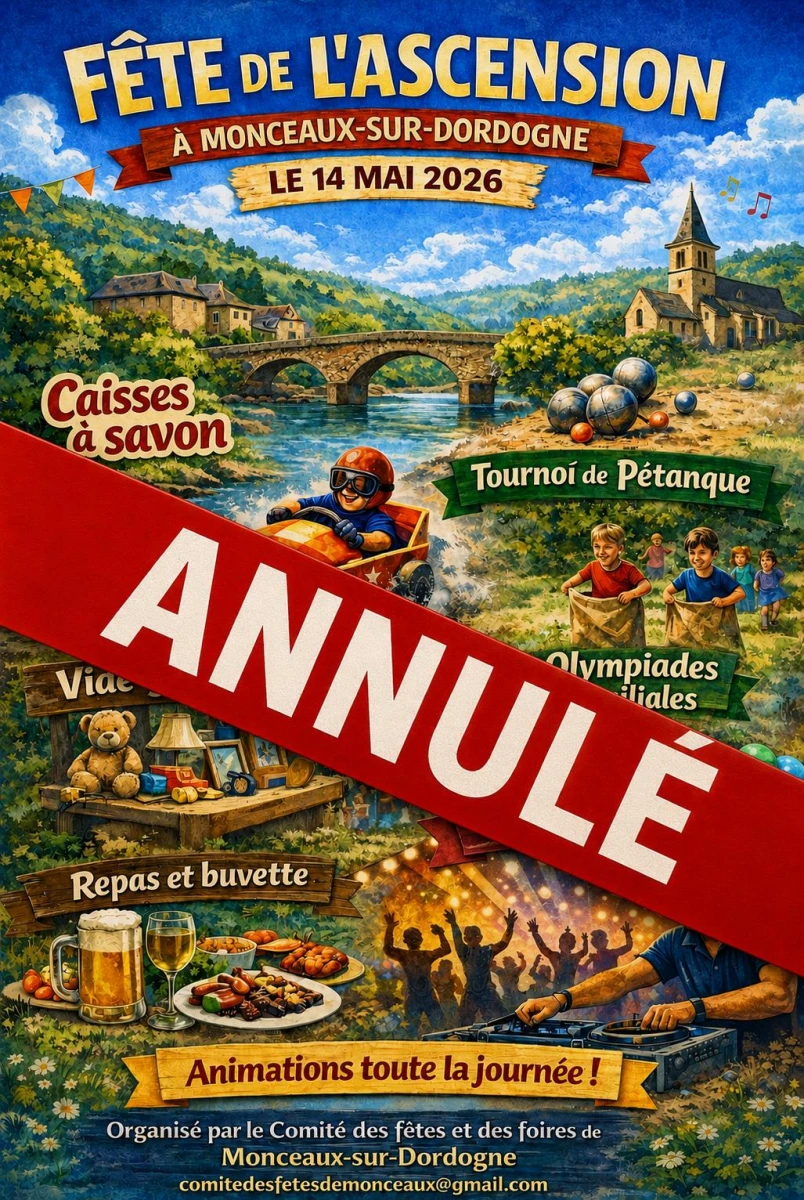Annulation Bal Trad Monceaux sur Dordogne