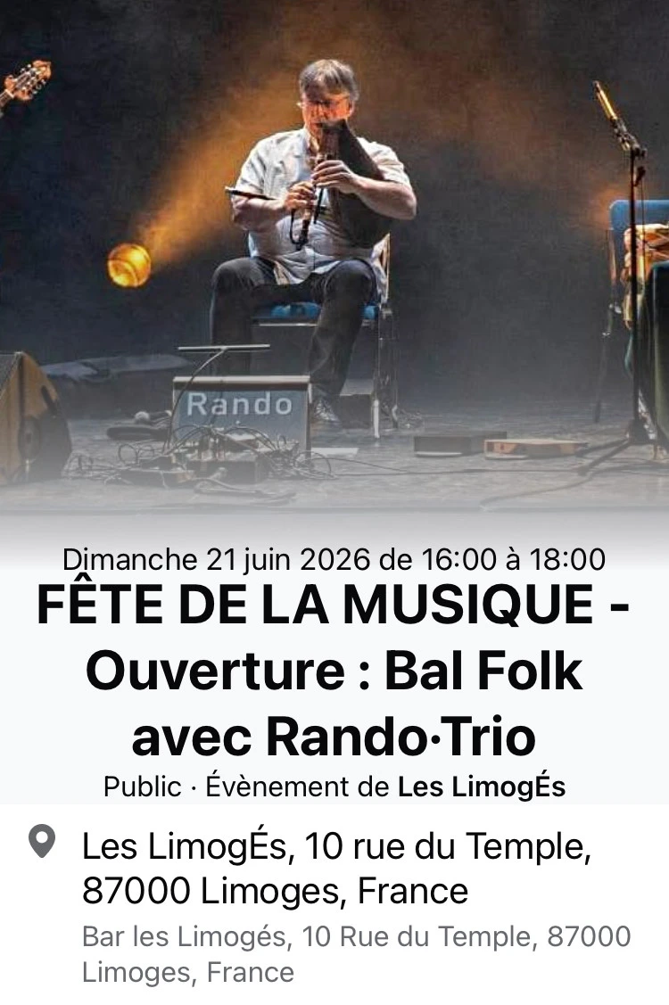 Fête de la Musique – Limoges – Bar Les LimogÉs