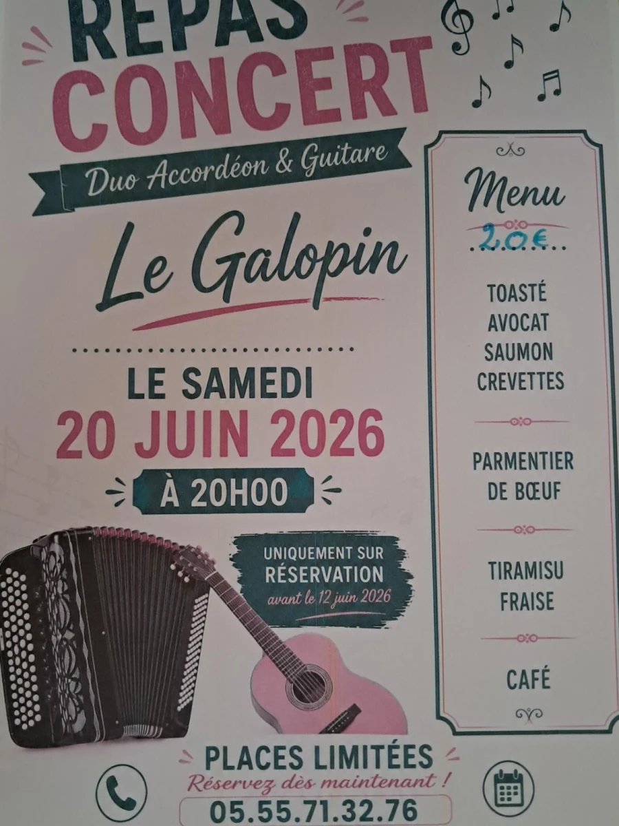 Repas concert