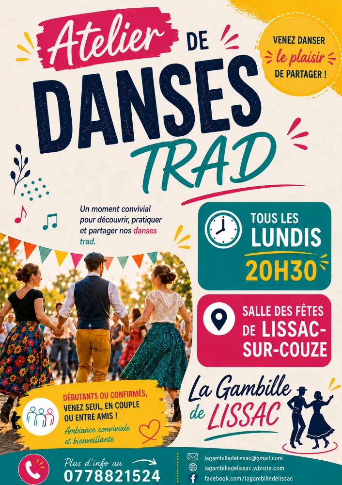 atelier de danses trad